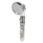 Handheld showerhead with catalyst water filtration wall-mounted showerhead