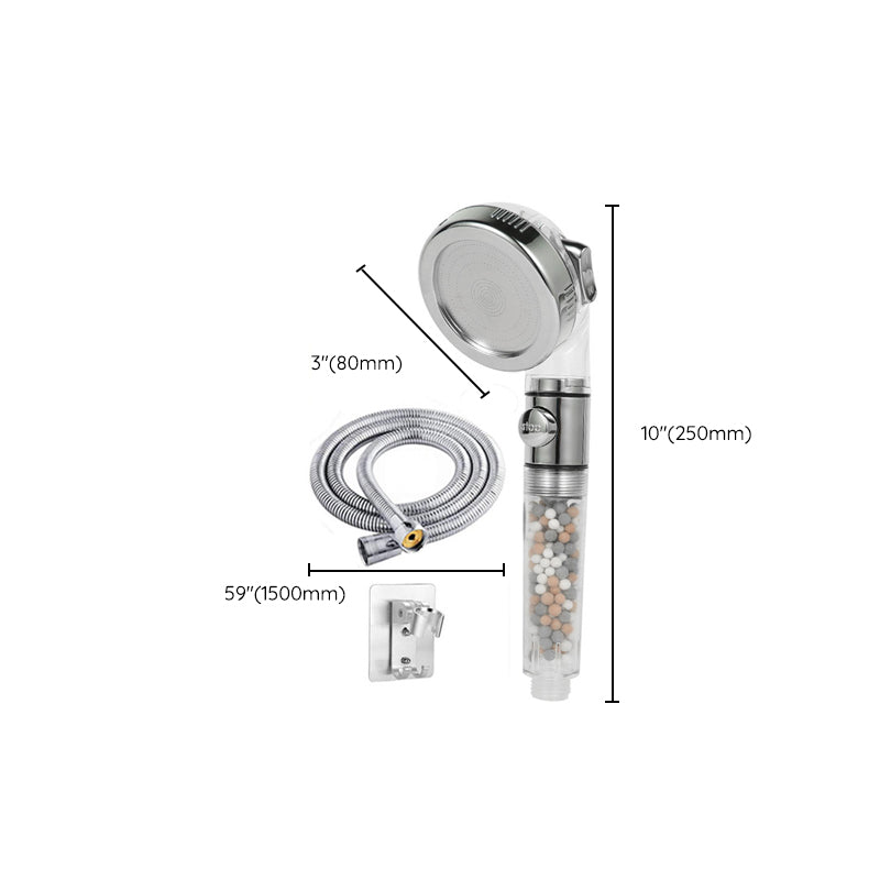 Handheld shower head with catalyst water filtration wall-mounted shower head