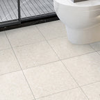 Square Bathroom PVC Flooring 12" x 12" x 0.07 mm Peel and Stick Vinyl Flooring