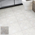 Square Bathroom PVC Flooring 12" x 12" x 0.07 mm Peel and Stick Vinyl Flooring