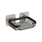 Modern Bathroom Accessory Set Shelf Black/Silver/Grey Bathroom Accessories Set