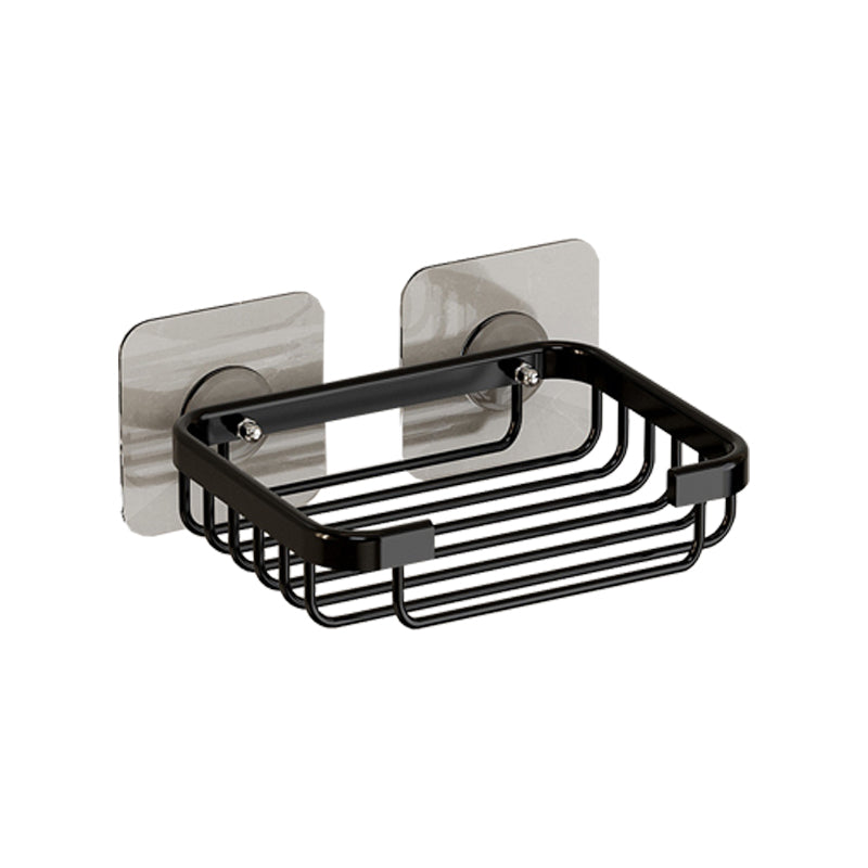 Modern Bathroom Accessory Set Shelf Black/Silver/Grey Bathroom Accessories Set