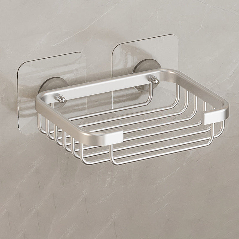 Modern Bathroom Accessory Set Shelf Black/Silver/Grey Bathroom Accessories Set