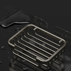 Modern Bathroom Accessory Set Shelf Black/Silver/Grey Bathroom Accessories Set
