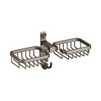 Modern Bathroom Accessory Set Shelf Black/Silver/Grey Bathroom Accessories Set