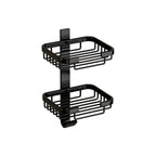 Modern Bathroom Accessory Set Shelf Black/Silver/Grey Bathroom Accessories Set