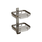 Modern Bathroom Accessory Set Shelf Black/Silver/Grey Bathroom Accessories Set