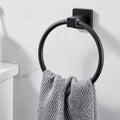 Traditional Bathroom Accessories Set Black Towel Ring Bathroom Shelf Bathroom Accessories Set