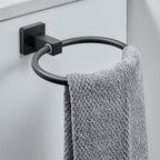 Traditional Bathroom Accessories Set Black Towel Ring Bathroom Shelf Bathroom Accessories Set