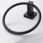 Traditional Bathroom Accessories Set Black Towel Ring Bathroom Shelf Bathroom Accessories Set