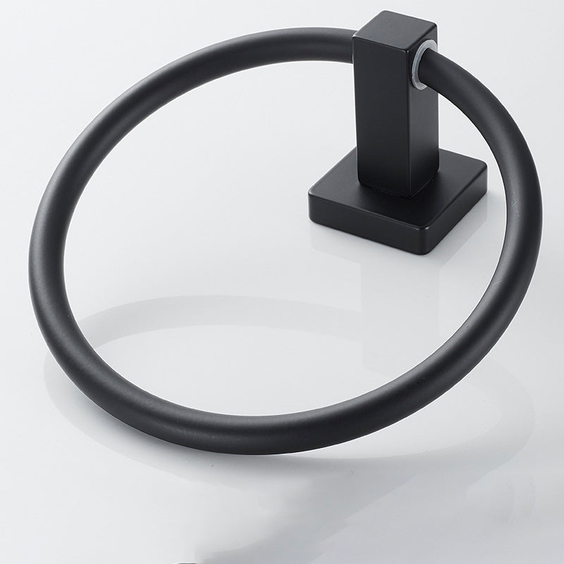 Traditional Bathroom Accessories Set Black Towel Ring Bathroom Shelf Bathroom Accessories Set