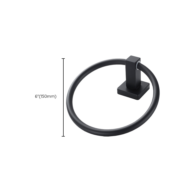 Traditional Bathroom Accessories Set Black Towel Ring Bathroom Shelf Bathroom Accessories Set