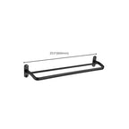 Traditional Bathroom Accessories Set Black Towel Ring Bathroom Shelf Bathroom Accessories Set