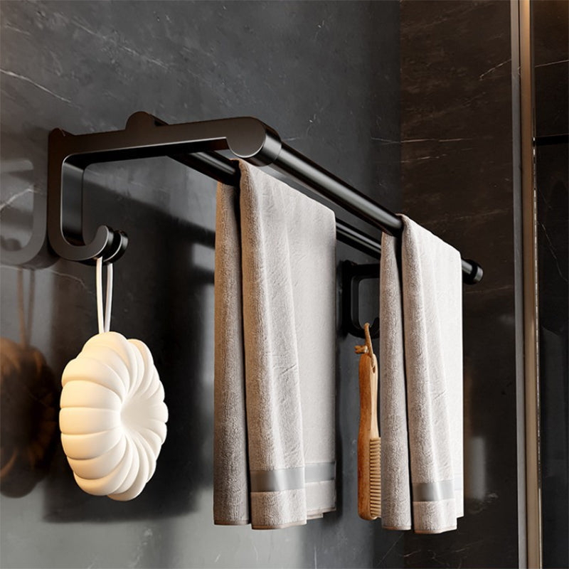 Modern black bath accessory set towel bar bathroom accessory set