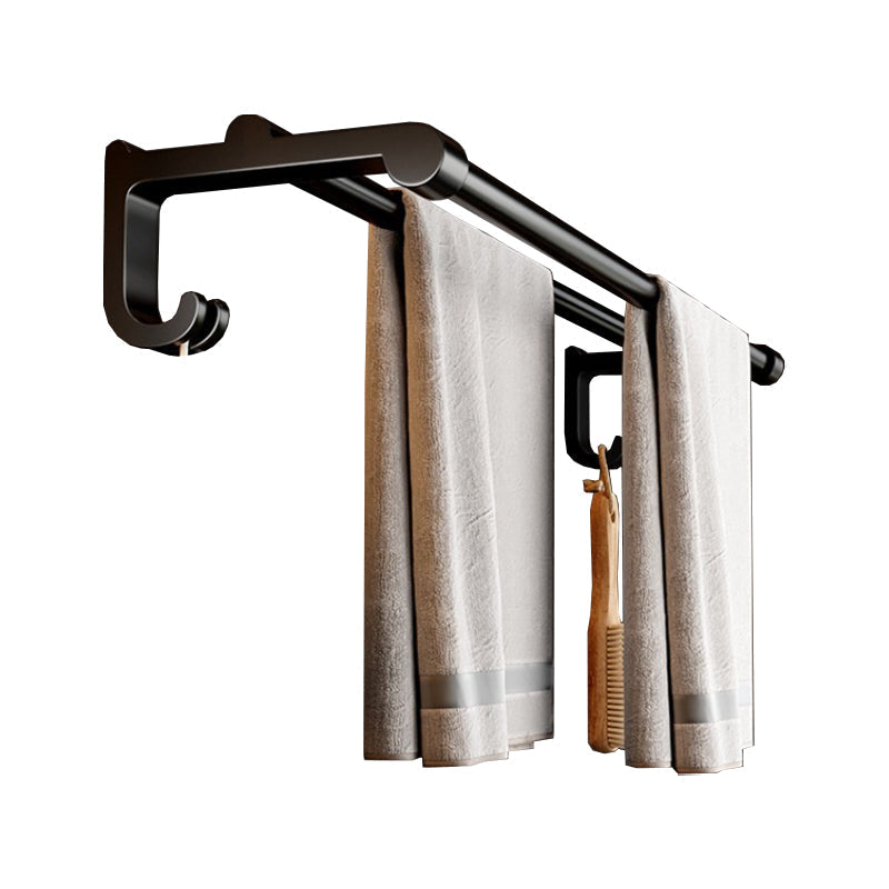 Modern black bath accessory set towel bar bathroom accessory set