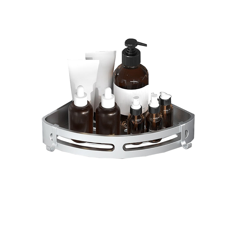 Modern Bathroom Hardware Set Bathroom Shelf Silver/Black Bathroom Accessories Set