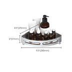 Modern Bathroom Hardware Set Bathroom Shelf Silver/Black Bathroom Accessories Set