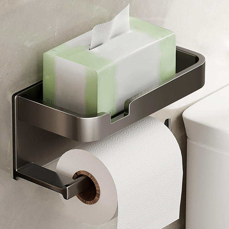 Modern Style Aluminum Single Bathroom Accessory Set Paper Holder