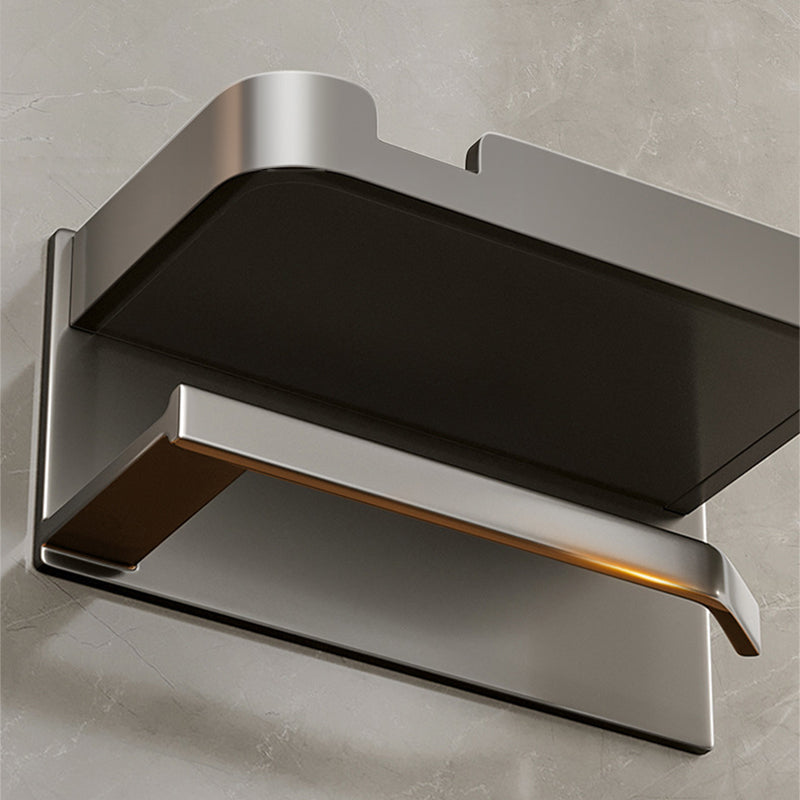 Modern Style Aluminum Single Bathroom Accessory Set Paper Holder