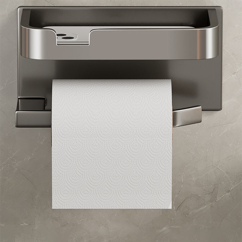 Modern Style Aluminum Single Bathroom Accessory Set Paper Holder