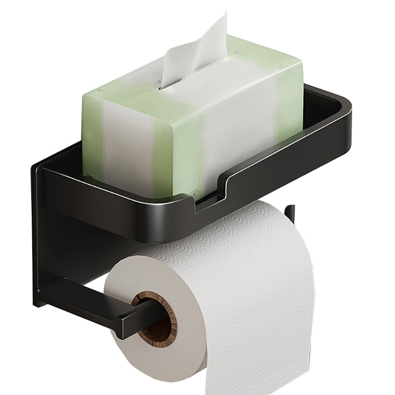 Modern Style Aluminum Single Bathroom Accessory Set Paper Holder