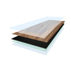 Square Edge Vinyl Floor Living Rooms PVC Flooring with Peel & Stick