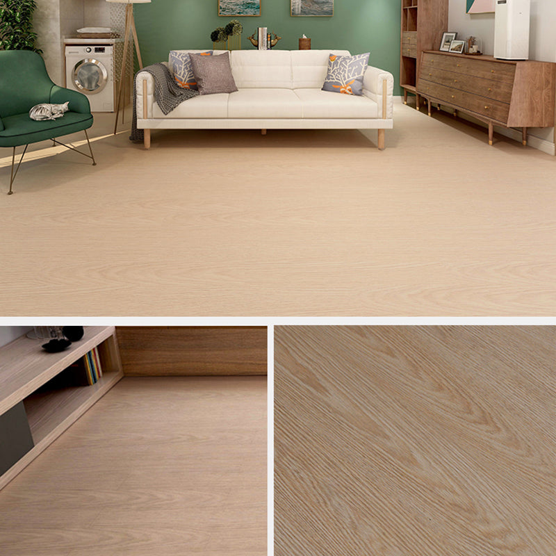 Square Edge Vinyl Floor Living Rooms PVC Flooring with Peel & Stick