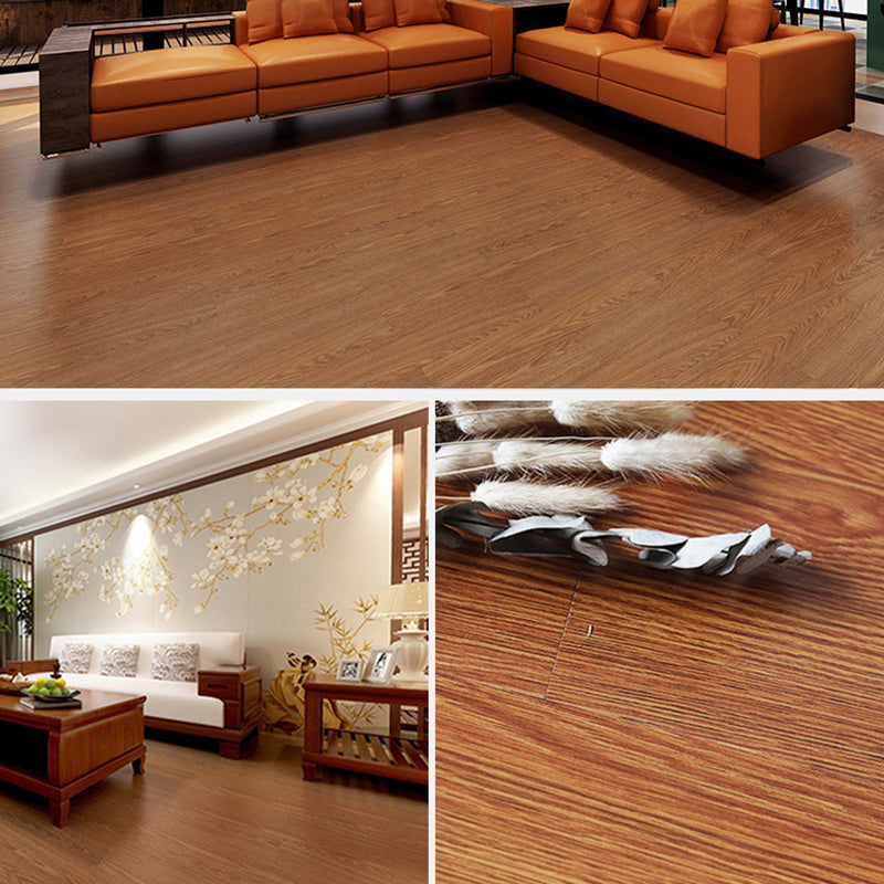 Square Edge Vinyl Floor Living Rooms PVC Flooring with Peel & Stick