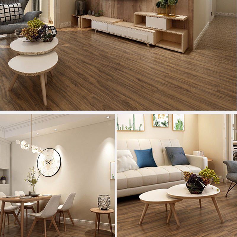 Square Edge Vinyl Floor Living Rooms PVC Flooring with Peel & Stick