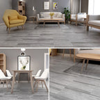 Square Edge Vinyl Floor Living Rooms PVC Flooring with Peel & Stick