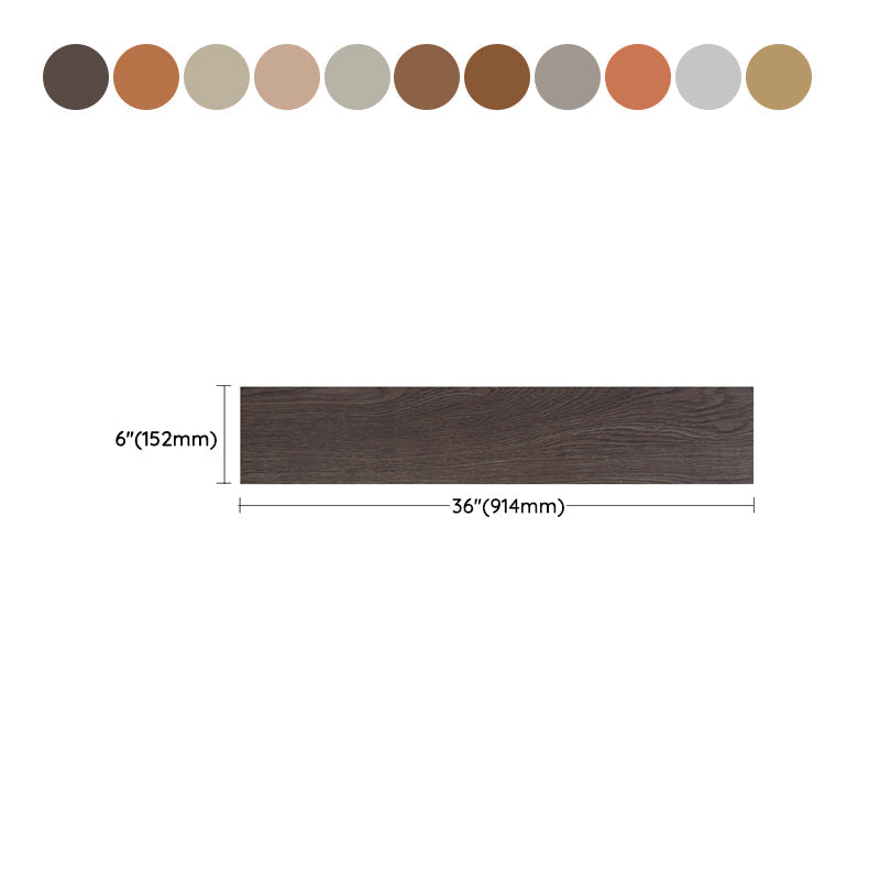 Square Edge Vinyl Floor Living Rooms PVC Flooring with Peel & Stick