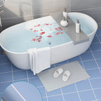 Bathroom 3.5 mm vinyl floor square peel and stick PVC floor