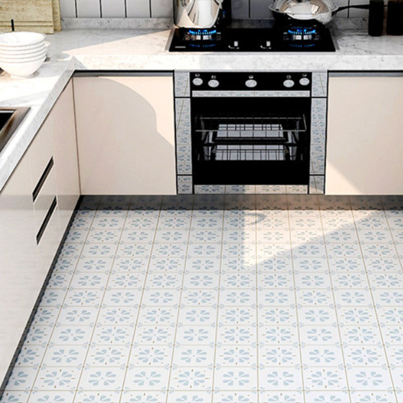 Bathroom 3.5 mm vinyl floor square peel and stick PVC floor