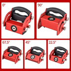 Woodworking inclined hole positioning