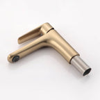 Light Luxury Basin Faucet with Lever Handle Single Hole Bathroom Faucet