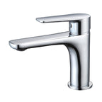 Light Luxury Basin Faucet with Lever Handle Single Hole Bathroom Faucet