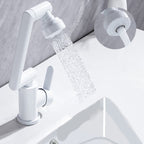 Contemporary Centerset Faucet Lever Handles Low Arc Stainless Steel Faucet