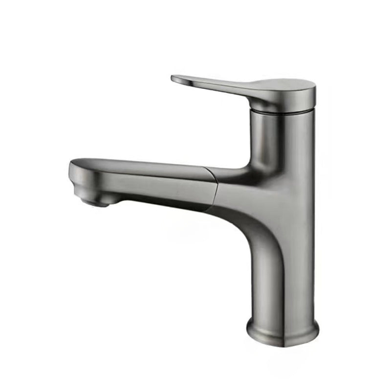 Modern Vessel Faucet Copper Single Handle Pull Down Vessel Faucet