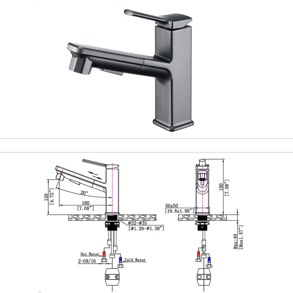 Modern Vessel Faucet Copper Solid Color Single Handle Vessel Faucet