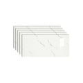 PVC Peel/Stick rectangular Peel and Stick backsplash tile