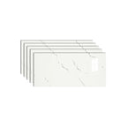 PVC Peel/Stick rectangular Peel and Stick backsplash tile