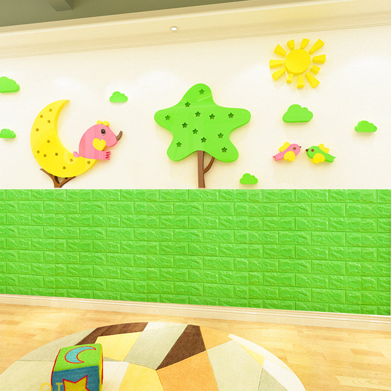 Modern Panel PVC 3D-embossed Self-adhesive Waterproof Interior Cladding