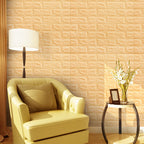 Modern Panel PVC 3D-embossed Self-adhesive Waterproof Interior Cladding