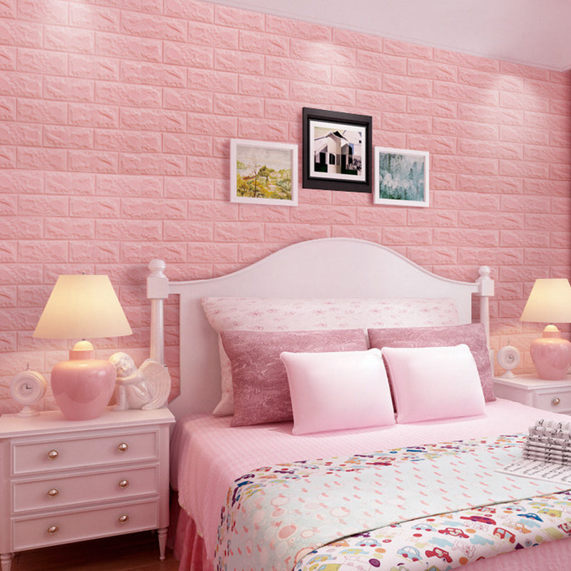 Modern Panel PVC 3D-embossed Self-adhesive Waterproof Interior Cladding