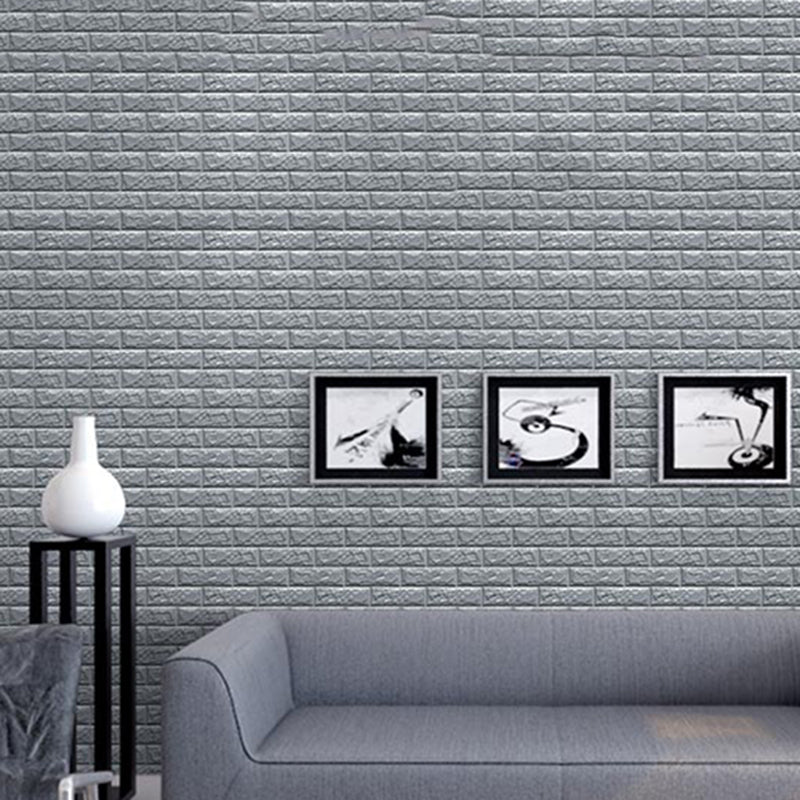 Modern Panel PVC 3D-embossed Self-adhesive Waterproof Interior Cladding
