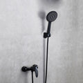 Brass Wall-Mounted Shower System Single Handle Shower with Lever Handle