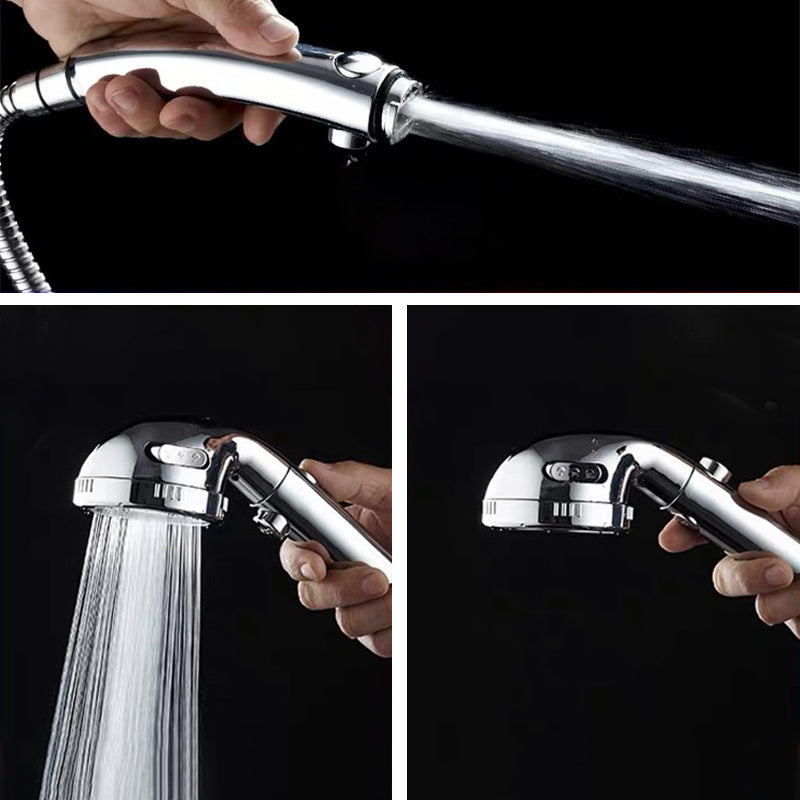 Contemporary 3 Settings Shower Head Combination Round Shower Combo