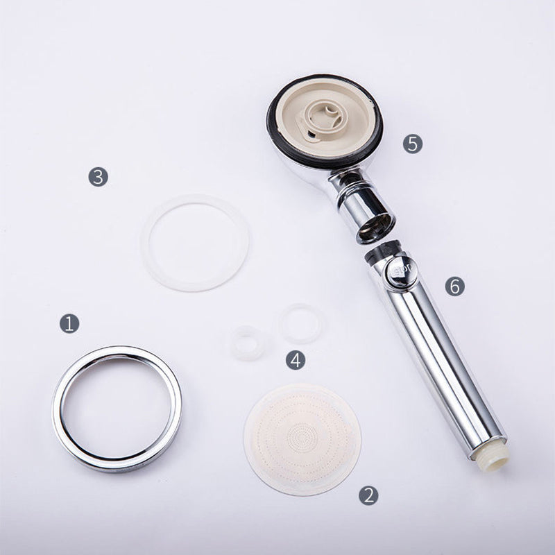 Contemporary 3 Settings Shower Head Combination Round Shower Combo