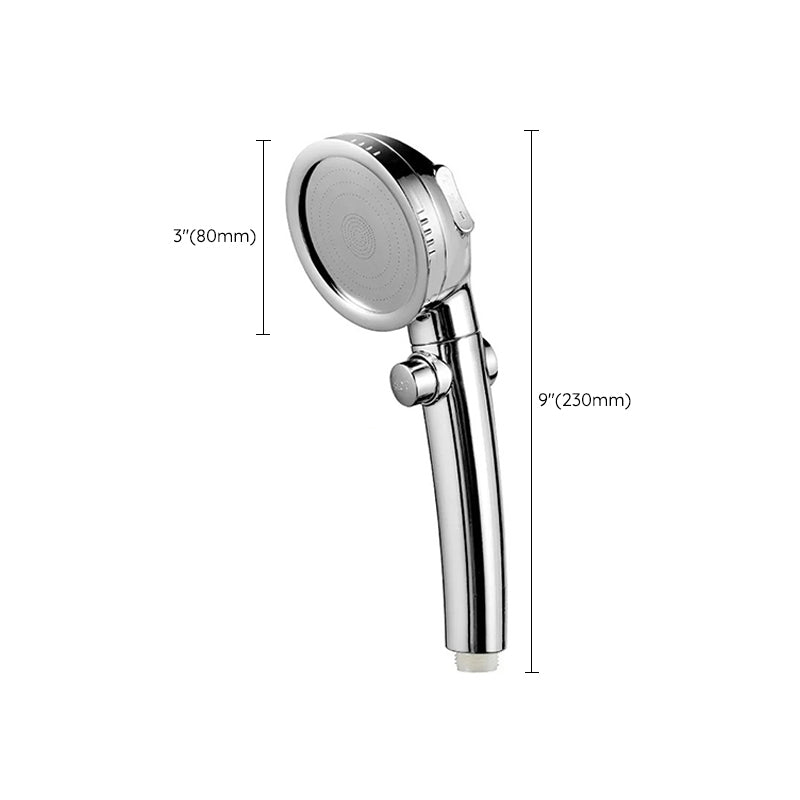 Contemporary 3 Settings Shower Head Combination Round Shower Combo