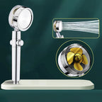 Adjustable Showerhead Modern Round Shower Combo with Single Setting